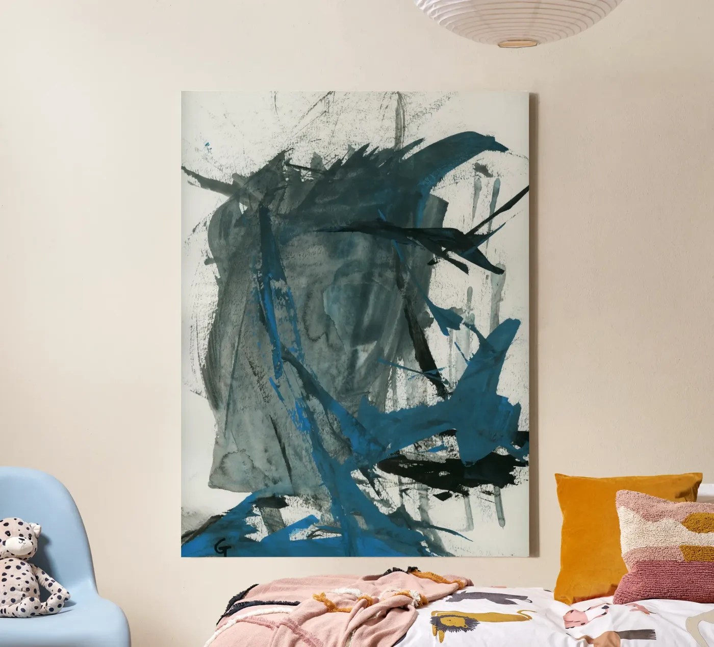 Wilde canvas van gtobonart