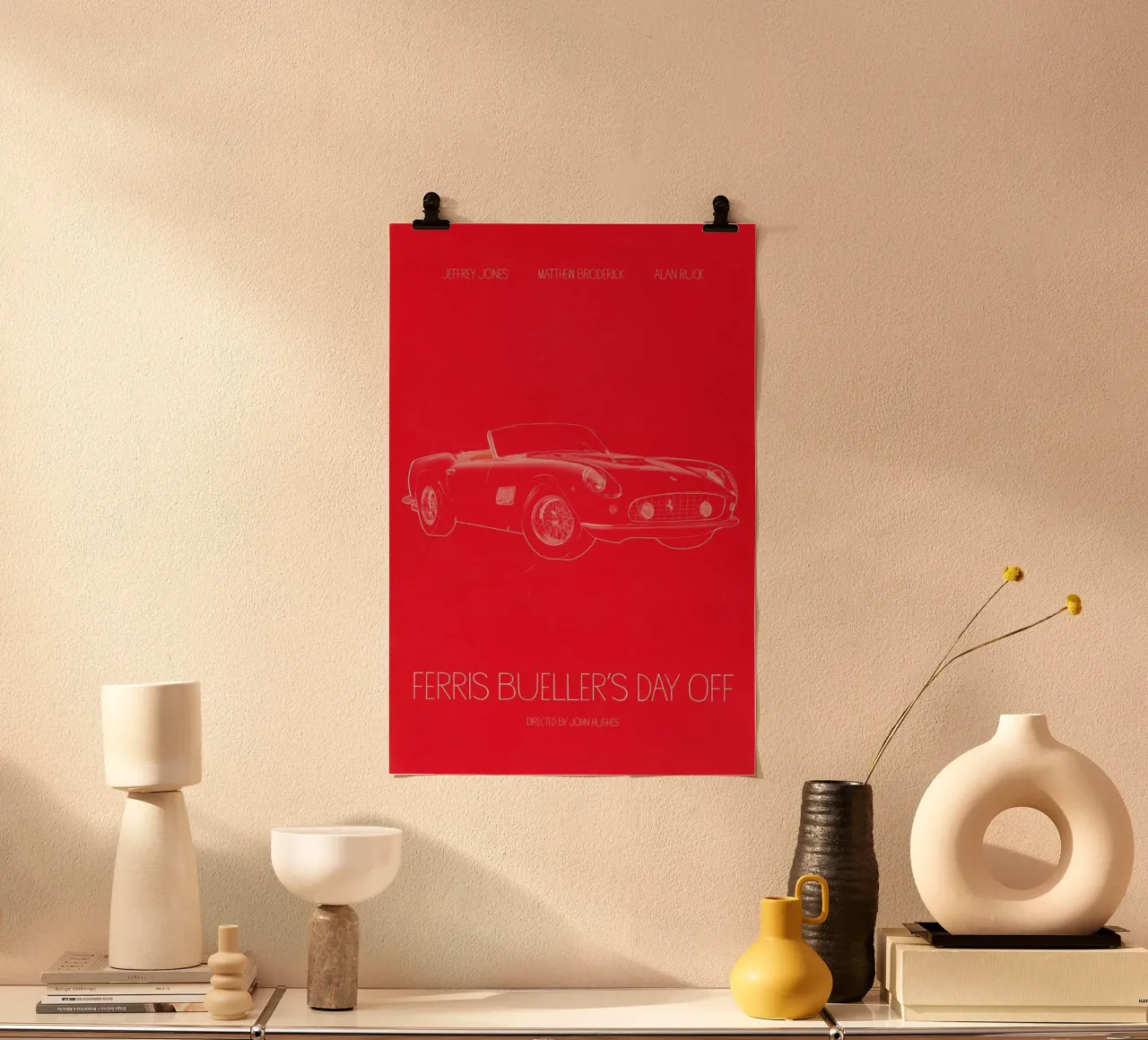 Ferris Bueller's Day Off poster con telaio in alluminio da Calm The Ham