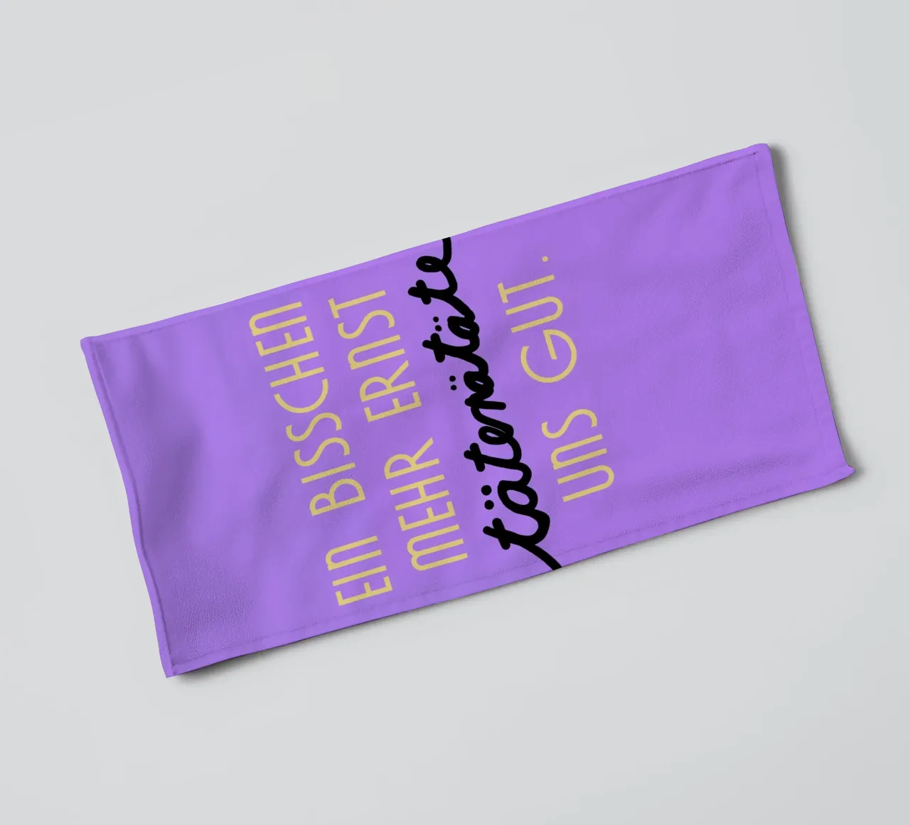 Täterätäte badhanddoek van Hej Ibiza by Ute Arnold