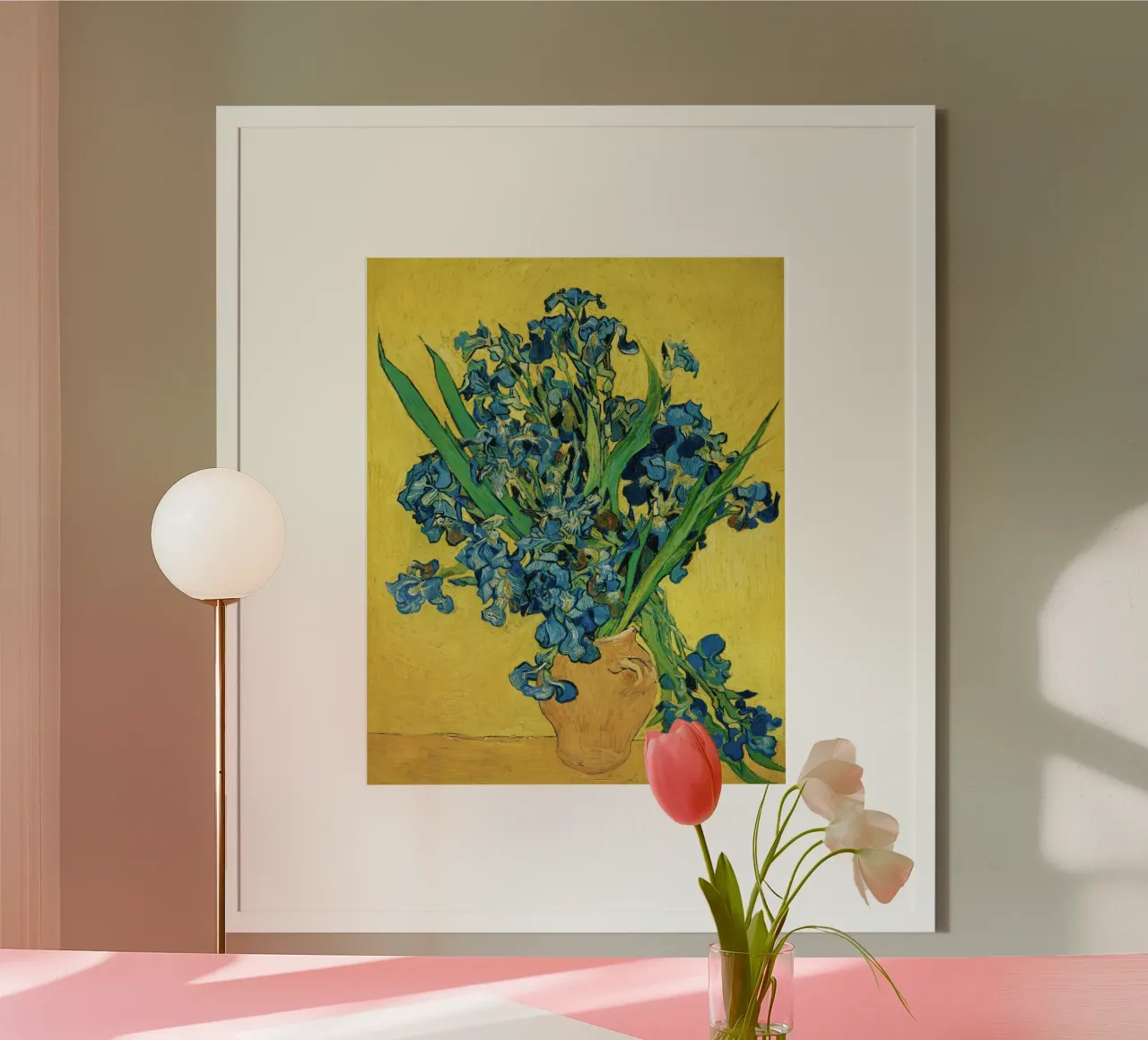 Gli "Iris" di Vincent van Gogh carta hahnemühle da Jolie Prints
