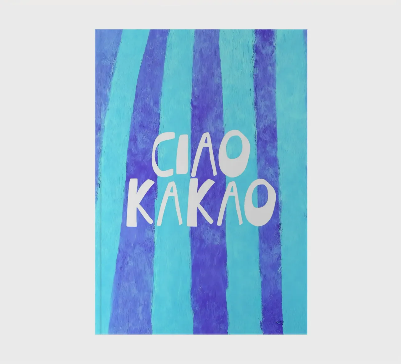 Quirky Ciao Kakao Typography notebook by Attaboy Dsgn