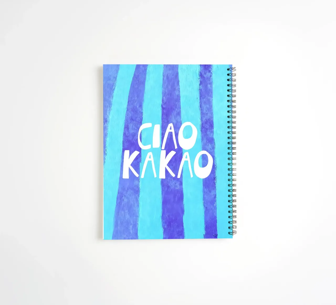 Quirky Ciao Kakao Typography diario ad anelli da Attaboy Dsgn