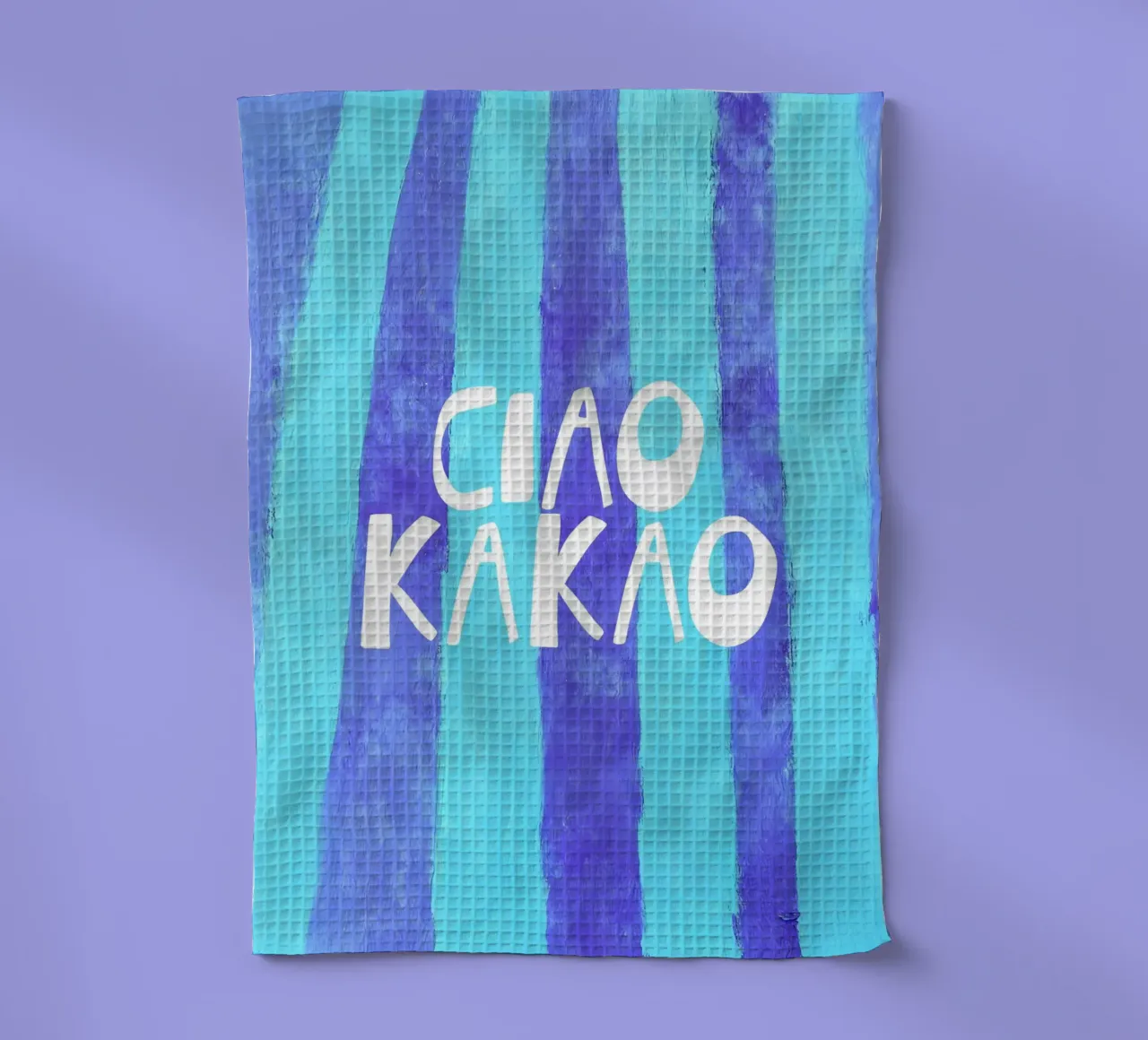 Quirky Ciao Kakao Typography canovaccio da cucina da Attaboy Dsgn
