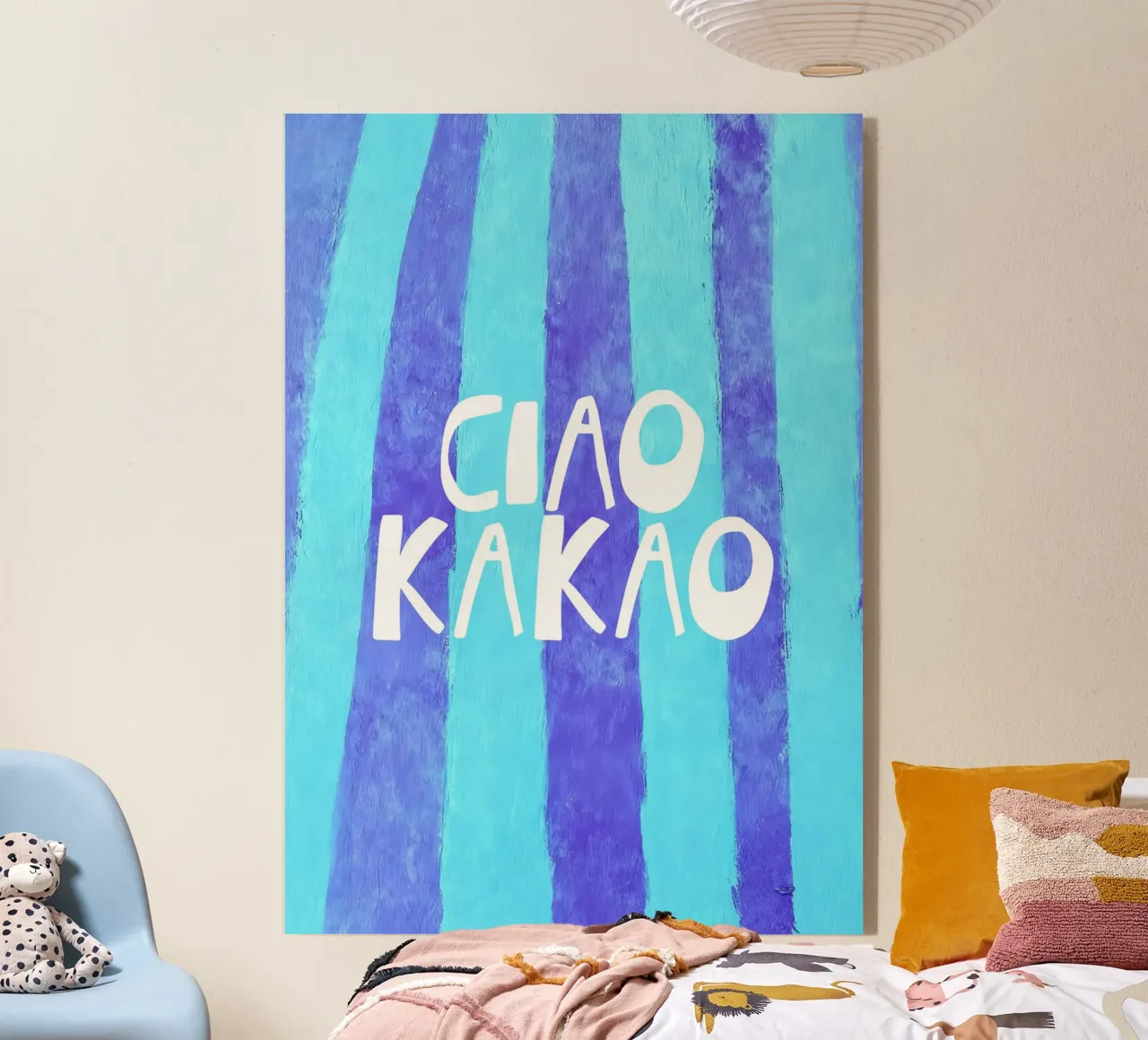 Quirky Ciao Kakao Typography plexiglass da Attaboy Dsgn