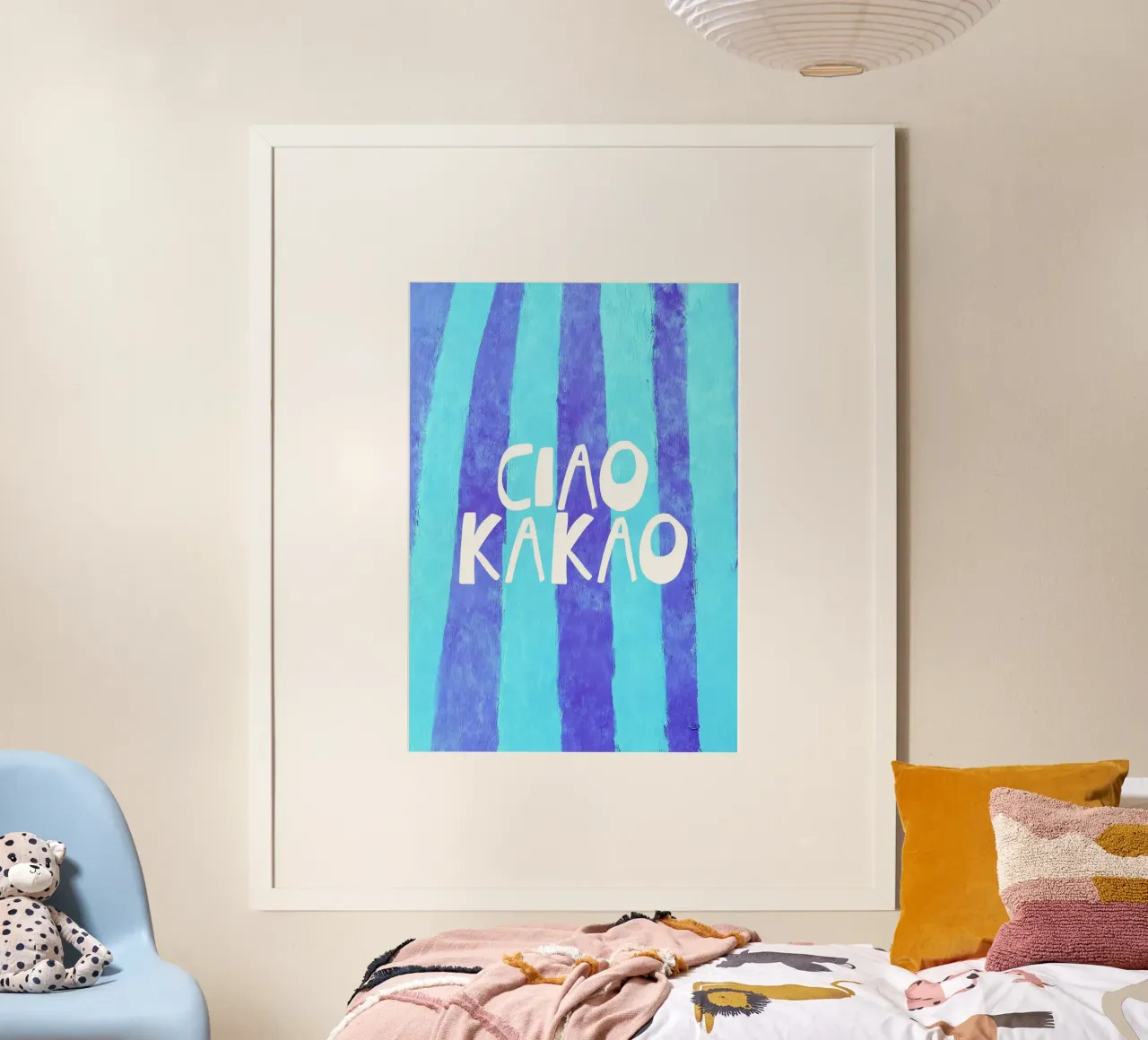 Quirky Ciao Kakao Typography poster da Attaboy Dsgn