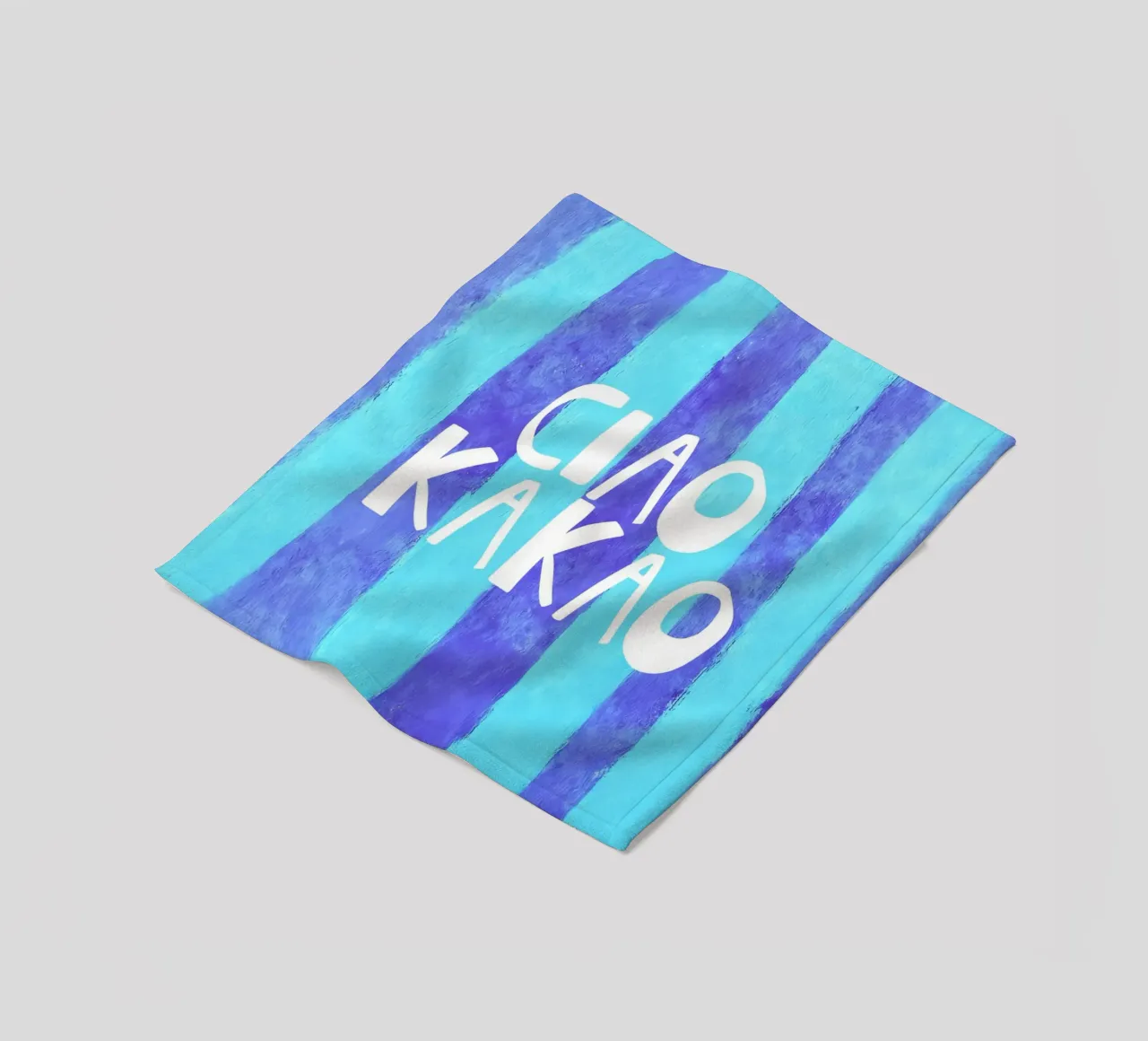 Quirky Ciao Kakao Typography coperta in pile da Attaboy Dsgn