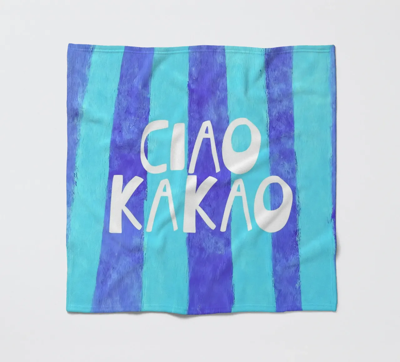 Quirky Ciao Kakao Typography coperta in pile da Attaboy Dsgn