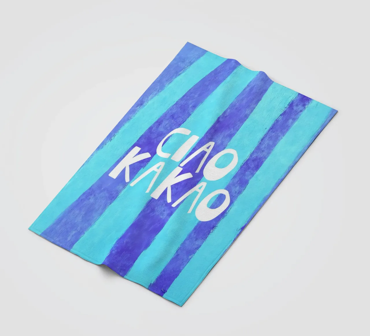 Quirky Ciao Kakao Typography coperta in pile da Attaboy Dsgn