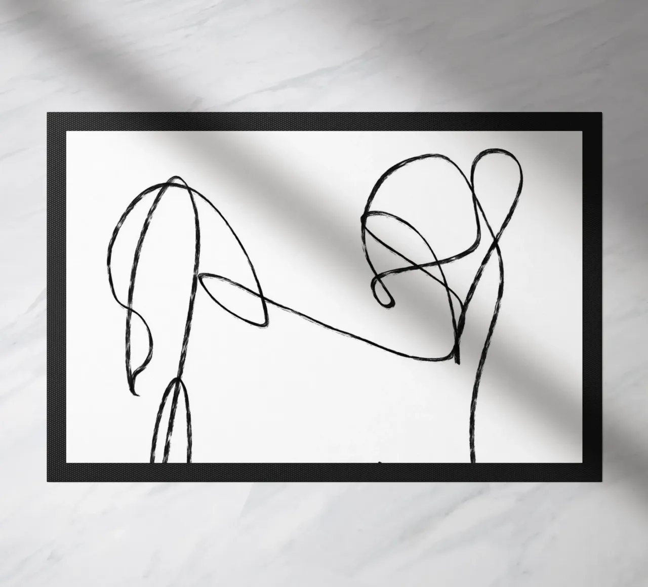 Amore e palloncini zerbino da Studio B