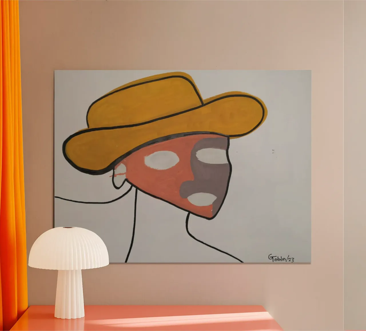 Carlos poster con telaio in alluminio da gtobonart