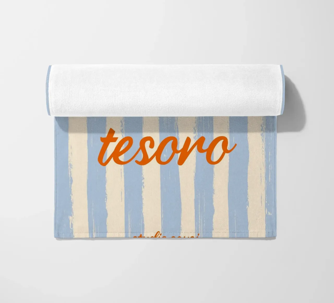 Tesoro - Kosename Schatz auf Italienisch oder Spanisch telo mare da studio scusi