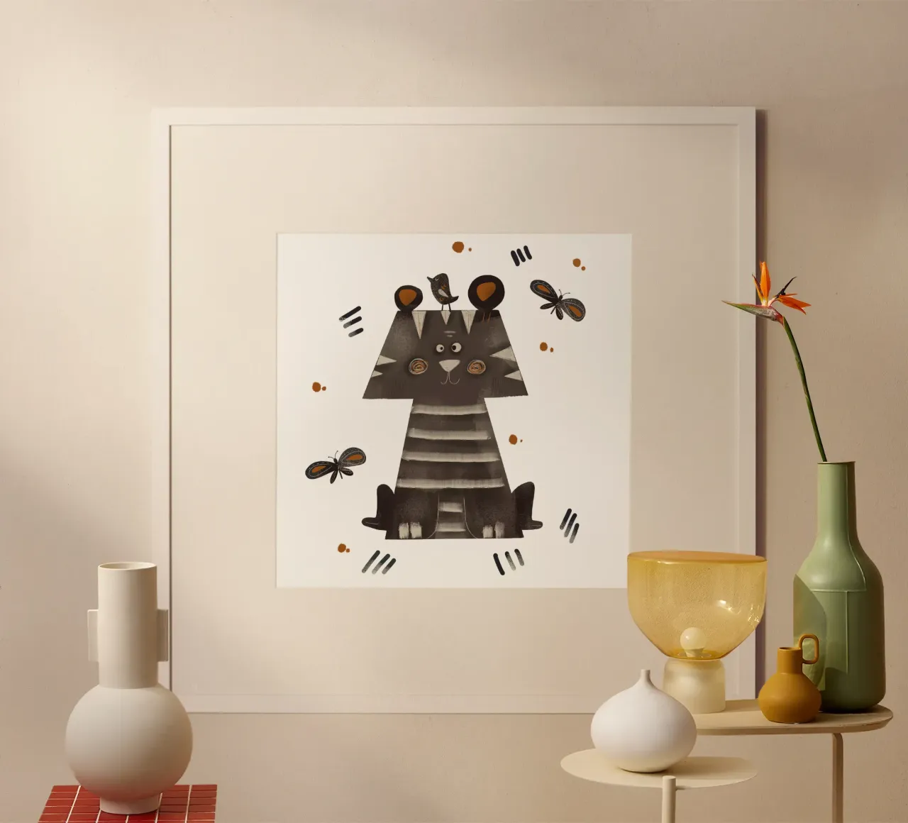 Nelli Suneli - Leone poster da The Artcircle