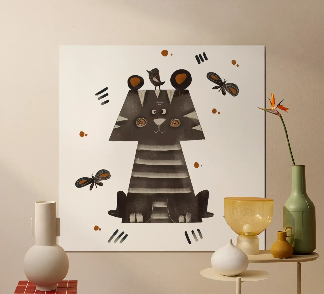 Nelli Suneli - Leone poster da The Artcircle