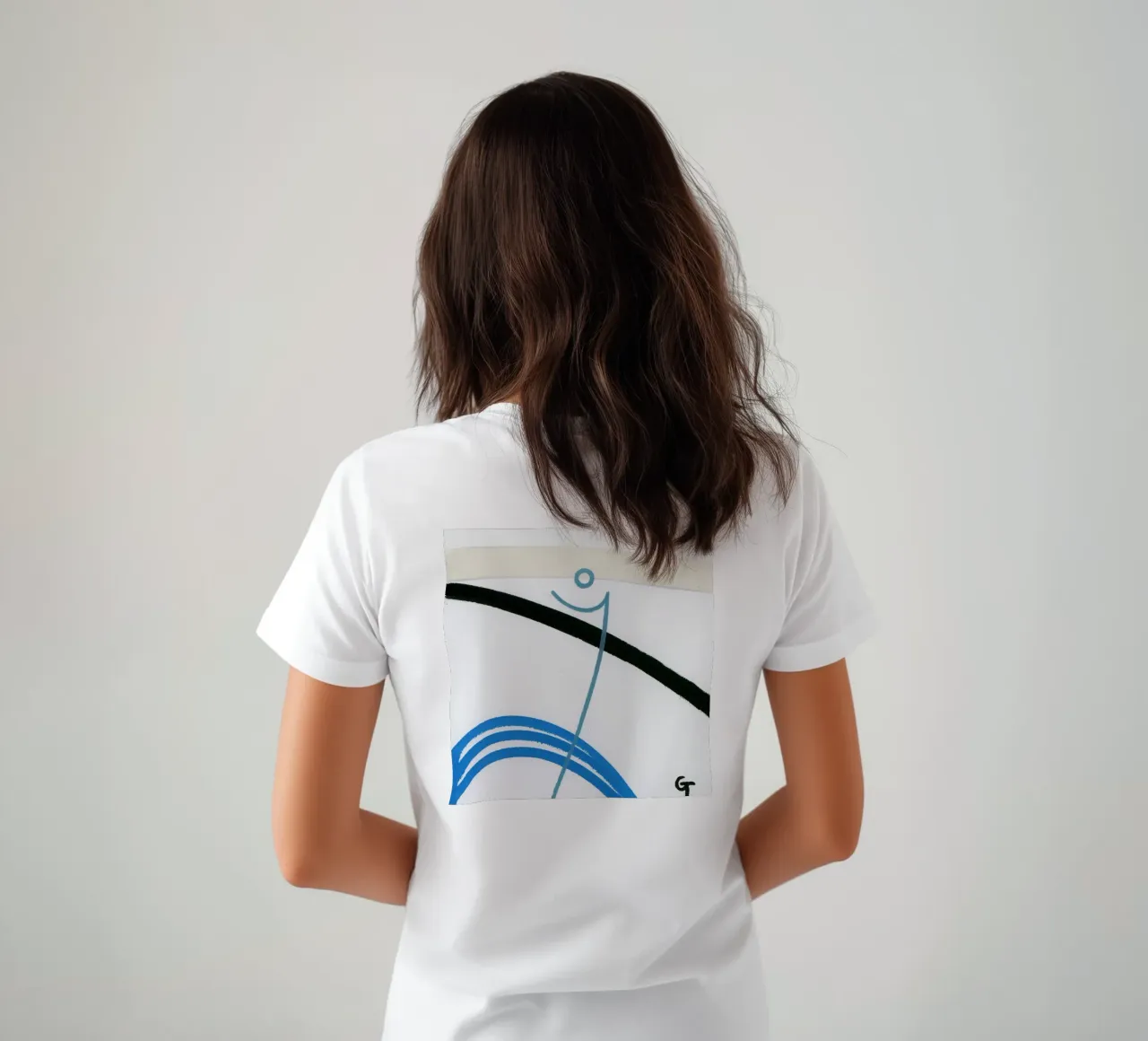 Minimalist fish 1 t-shirt da gtobonart