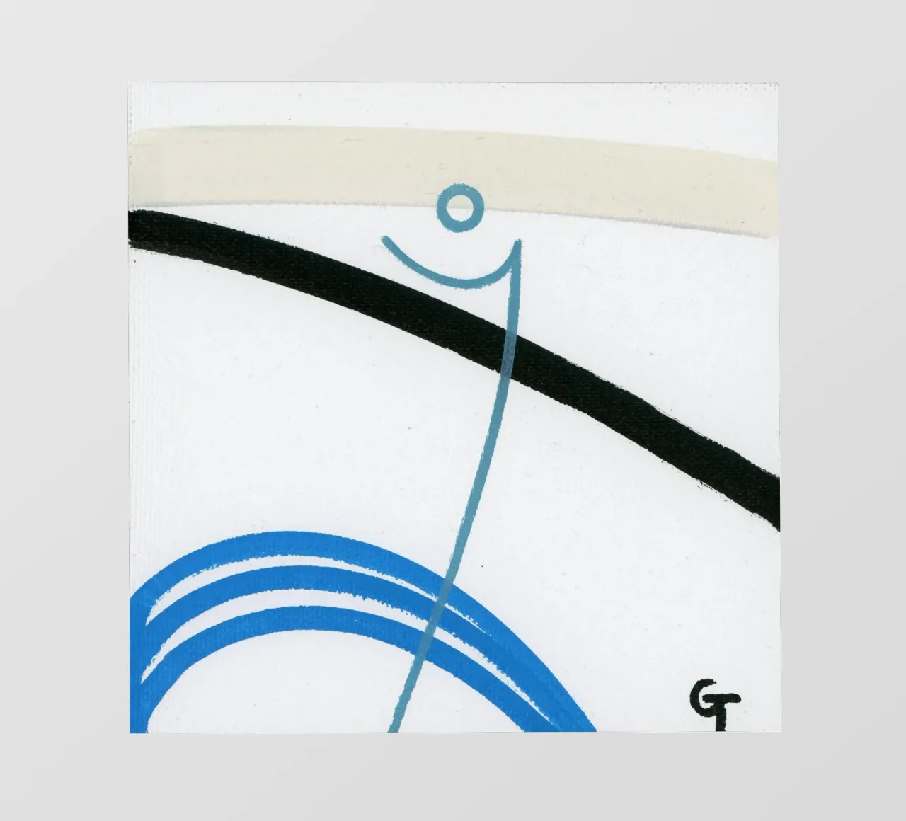 Minimalist fish 1 telo in pvc da gtobonart