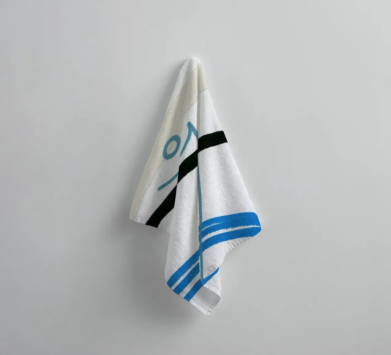 Minimalist fish 1 asciugamano da bagno da gtobonart
