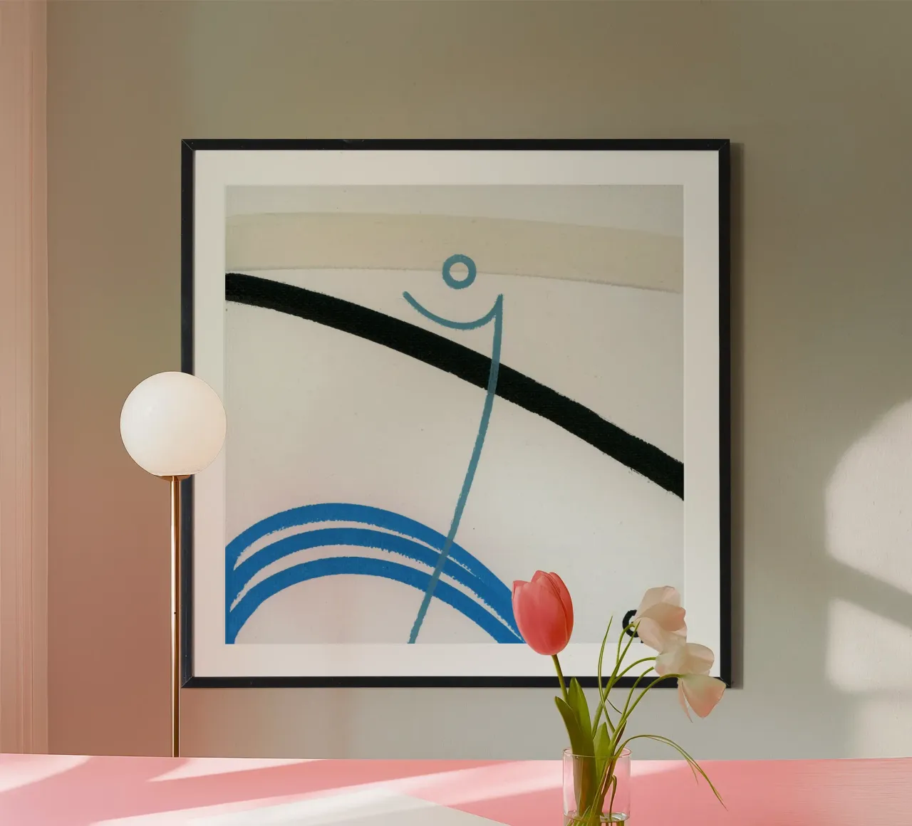 Minimalist fish 1 poster da gtobonart