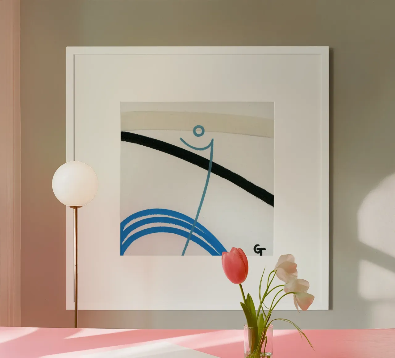 Minimalist fish 1 poster da gtobonart