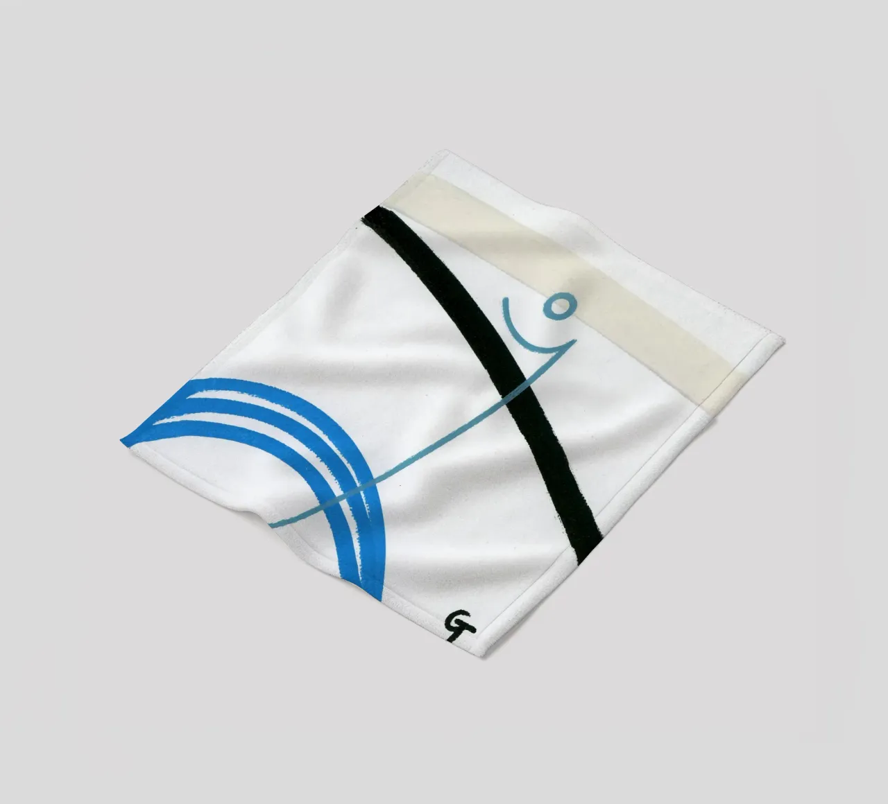 Minimalist fish 1 coperta in pile da gtobonart