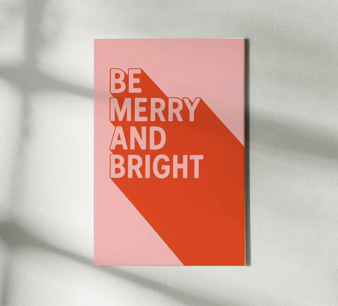 Be Merry and Bright canvas by PurePeachChristmas