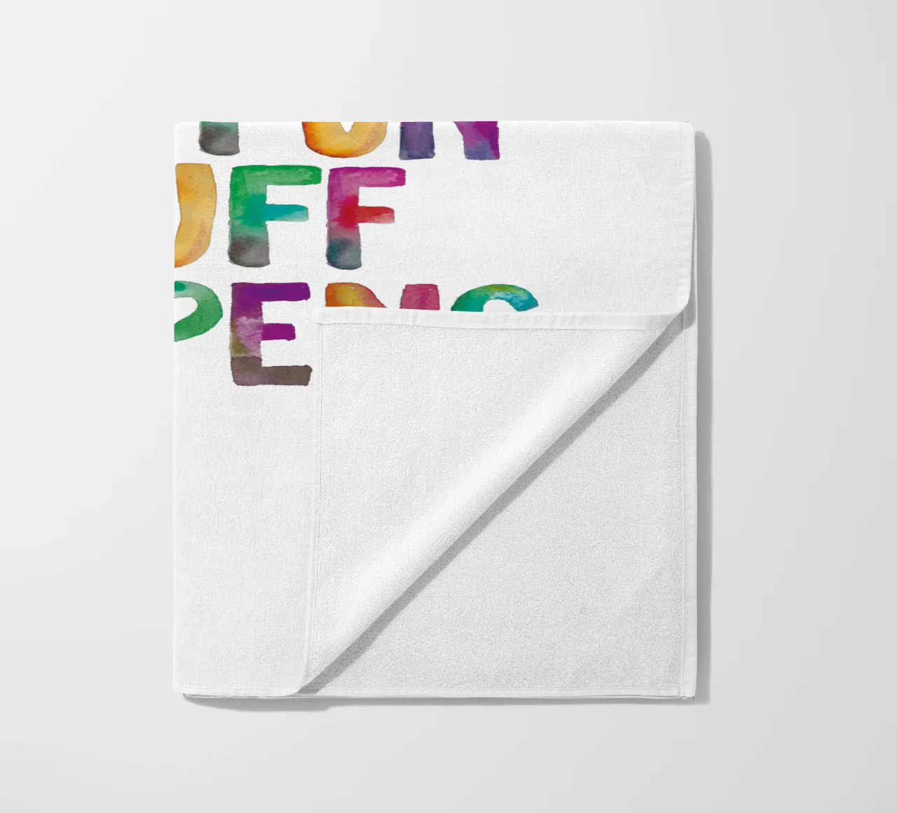 This is Where The Fun Stuff Happens beach towel by THE MOTIVATED TYPE