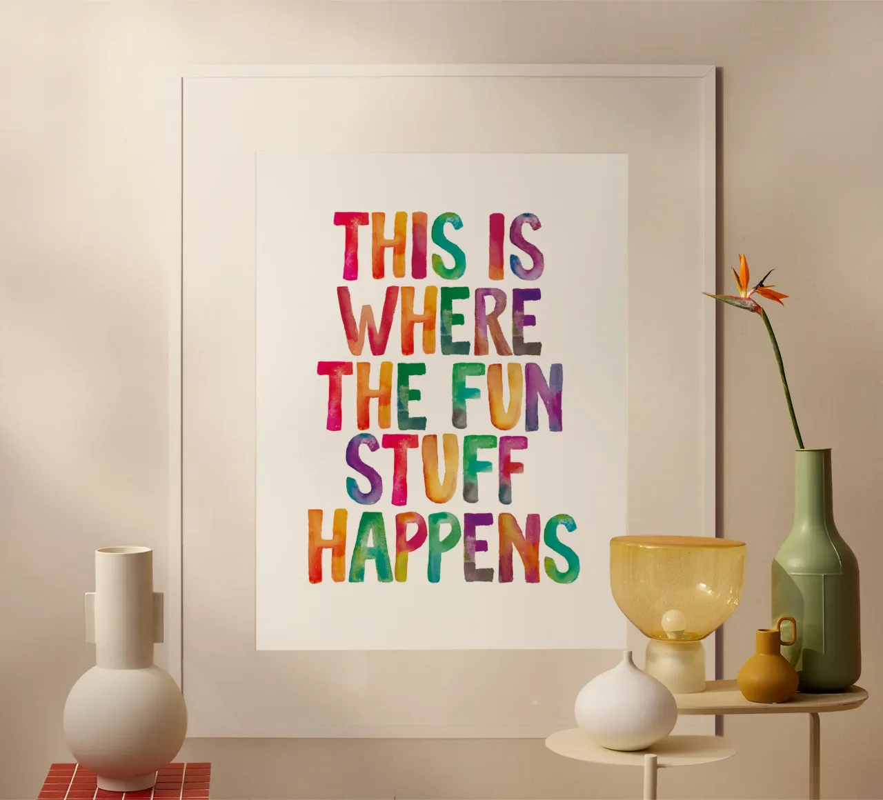 This is Where The Fun Stuff Happens hahnemühle by THE MOTIVATED TYPE