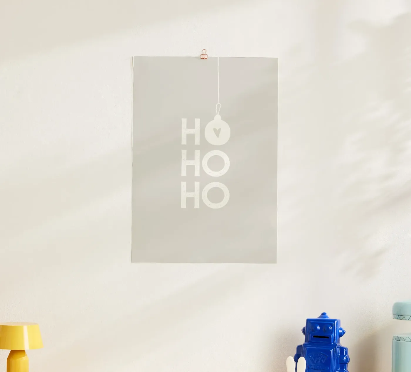 HO HO HO Poster von PurePeachChristmas