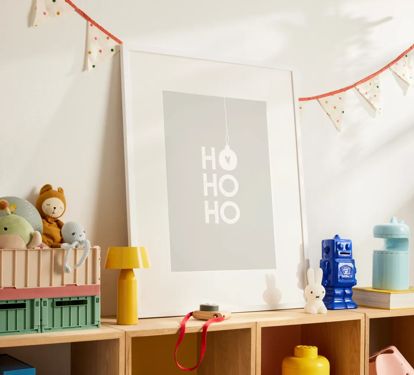 HO HO HO Poster von PurePeachChristmas