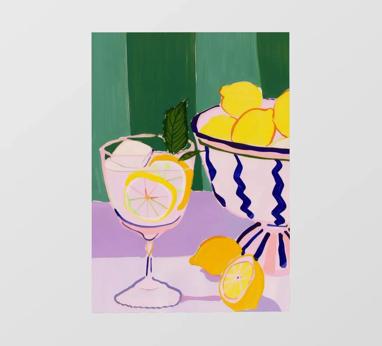 Boho Poster Club 5 Lemons pellicola backlit da Boho Print Collection