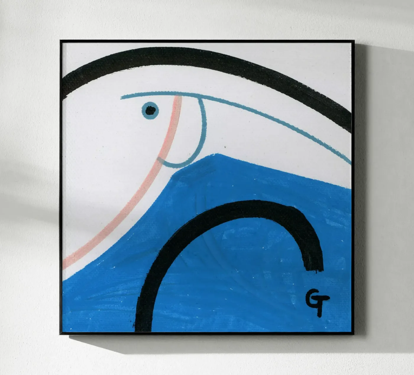 Minimalist fish 3 plexiglass da gtobonart