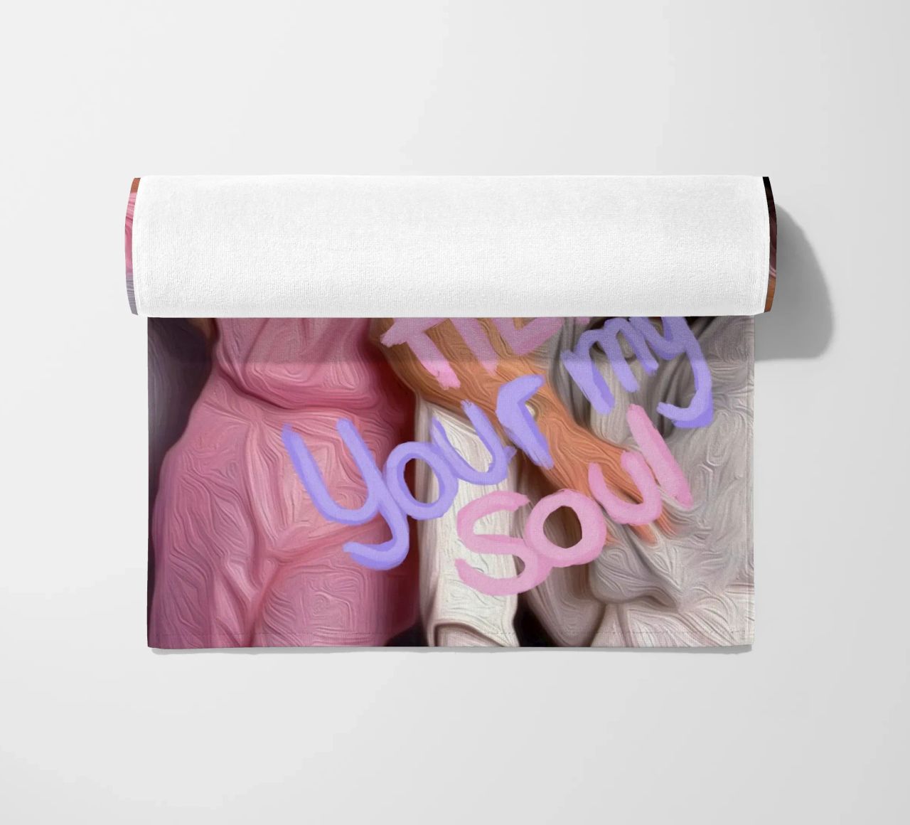 your my heart serviette de plage de Hej Ibiza by Ute Arnold