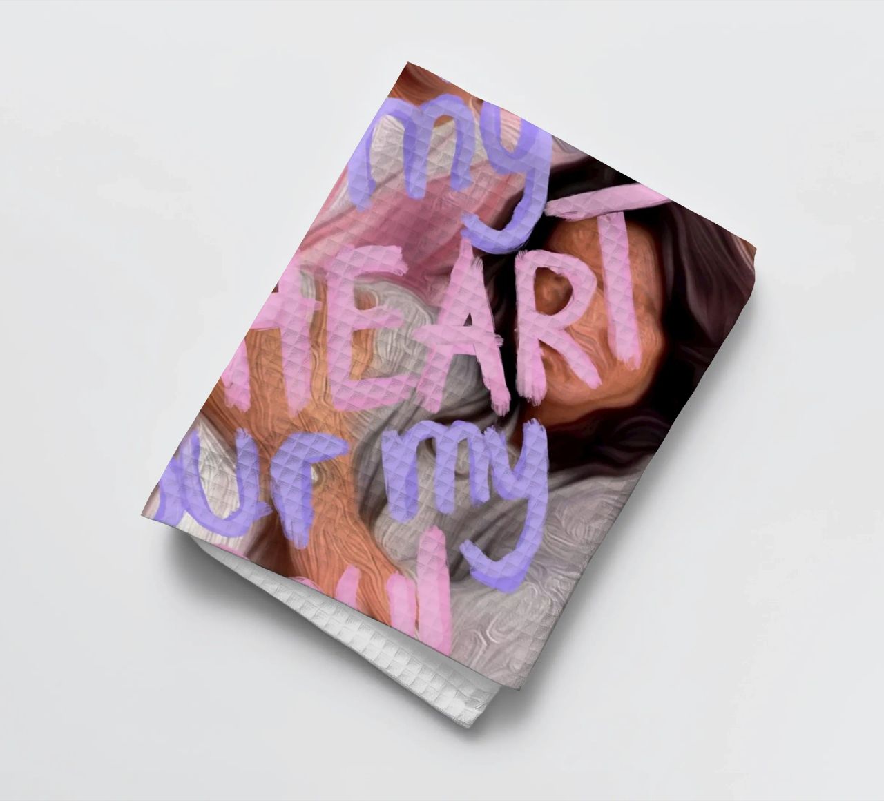 your my heart torchon de Hej Ibiza by Ute Arnold