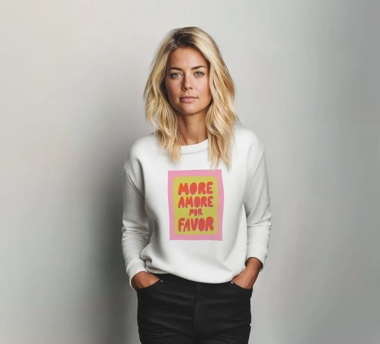 Più Amore Sommer pop felpa da Carina Pop & Pastell