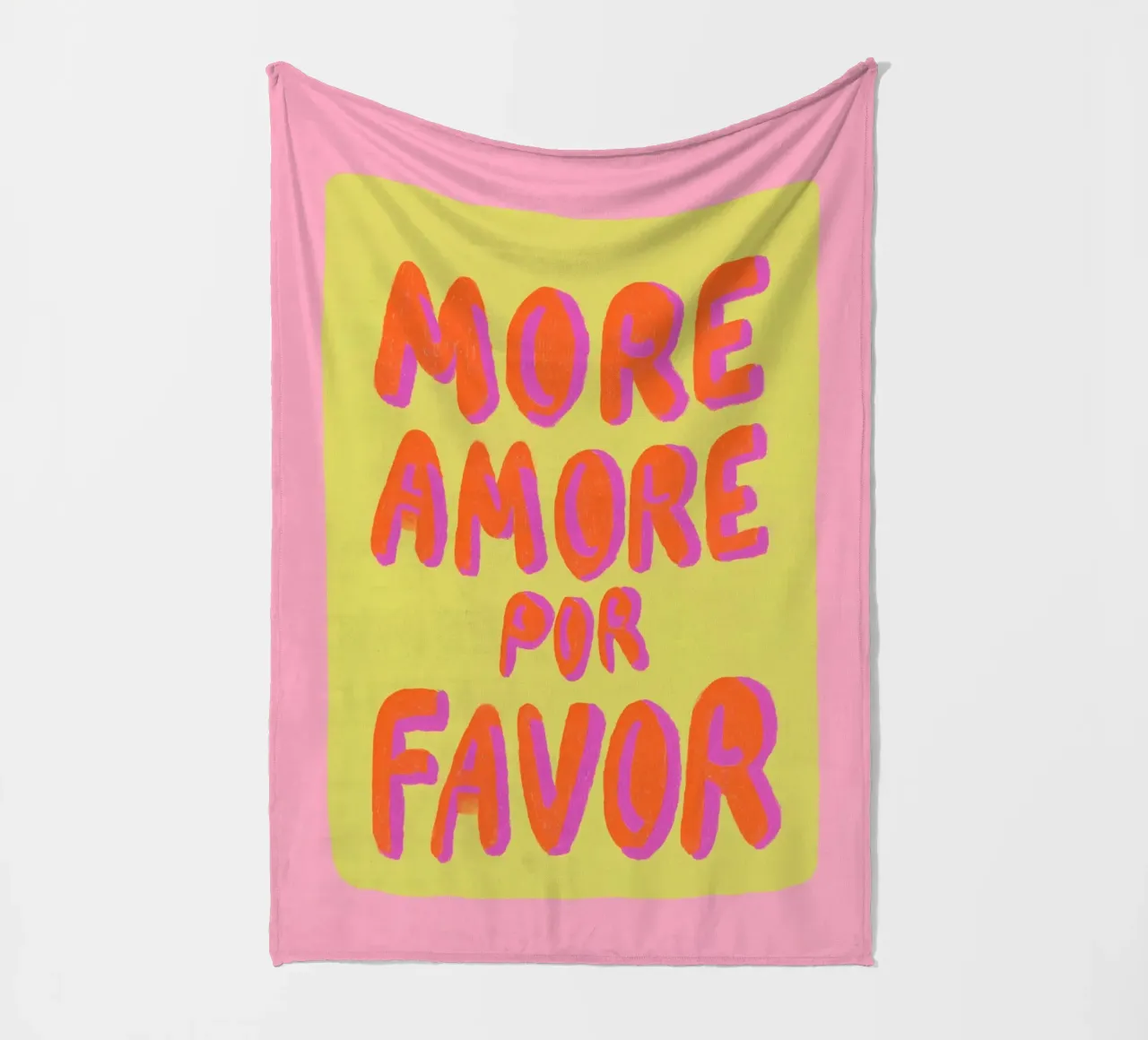 Più Amore Sommer pop coperta in pile da Carina Pop & Pastell