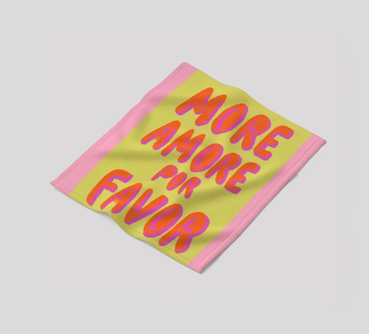 Più Amore Sommer pop coperta in pile da Carina Pop & Pastell