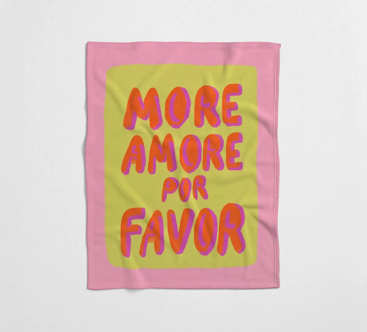 Più Amore Sommer pop coperta in pile da Carina Pop & Pastell