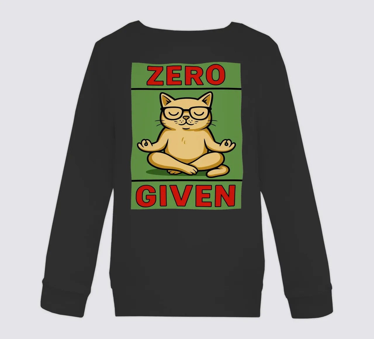 zero dato gatto divertente felpa bambino da Toolee