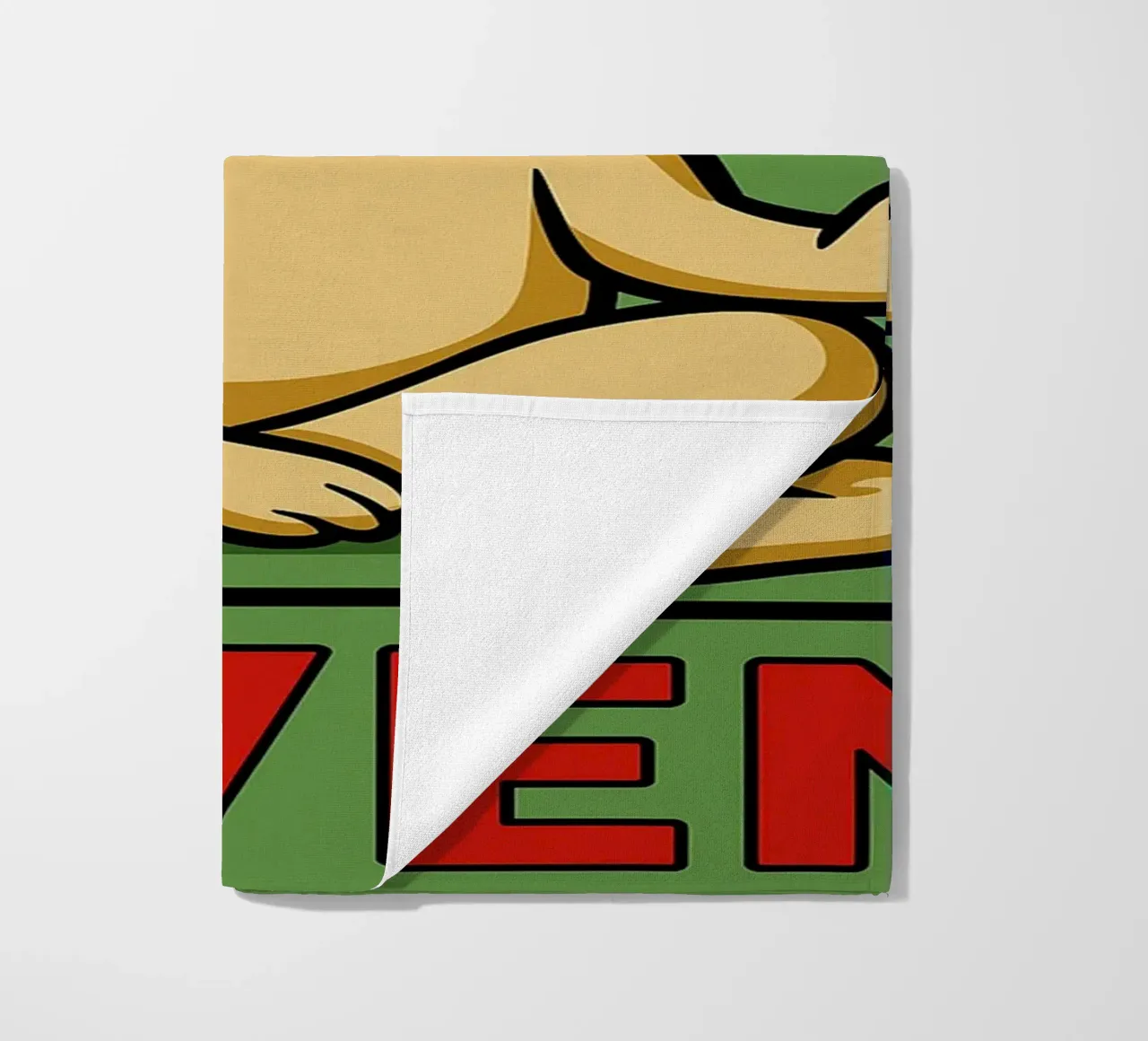 zero given funny cat beach towel by Toolee