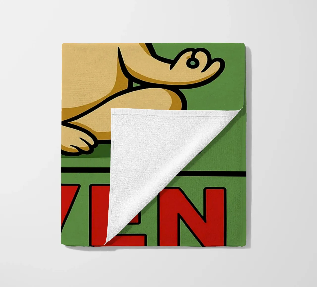 zero given funny cat beach towel by Toolee