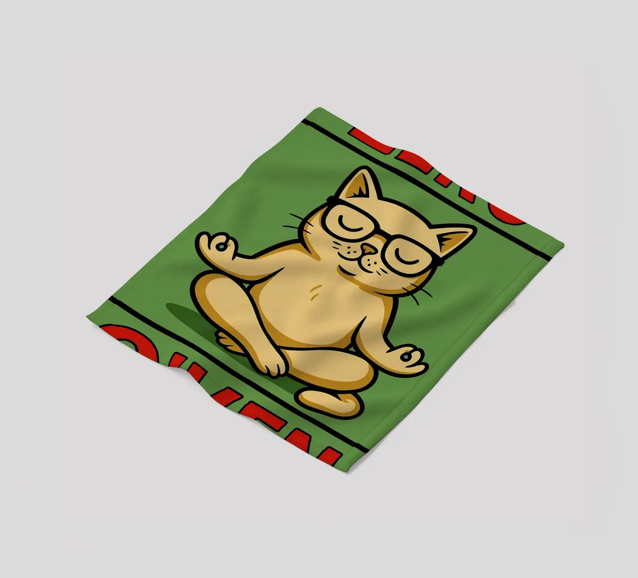 zero given funny cat fleece blanket by Toolee