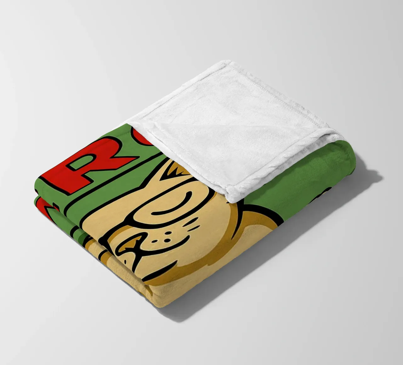 zero given funny cat fleece blanket by Toolee
