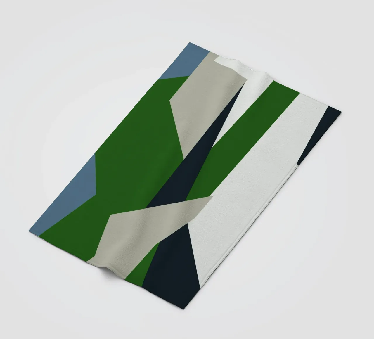 Geometrische abstracte compositie fleecedeken van Life of Pie