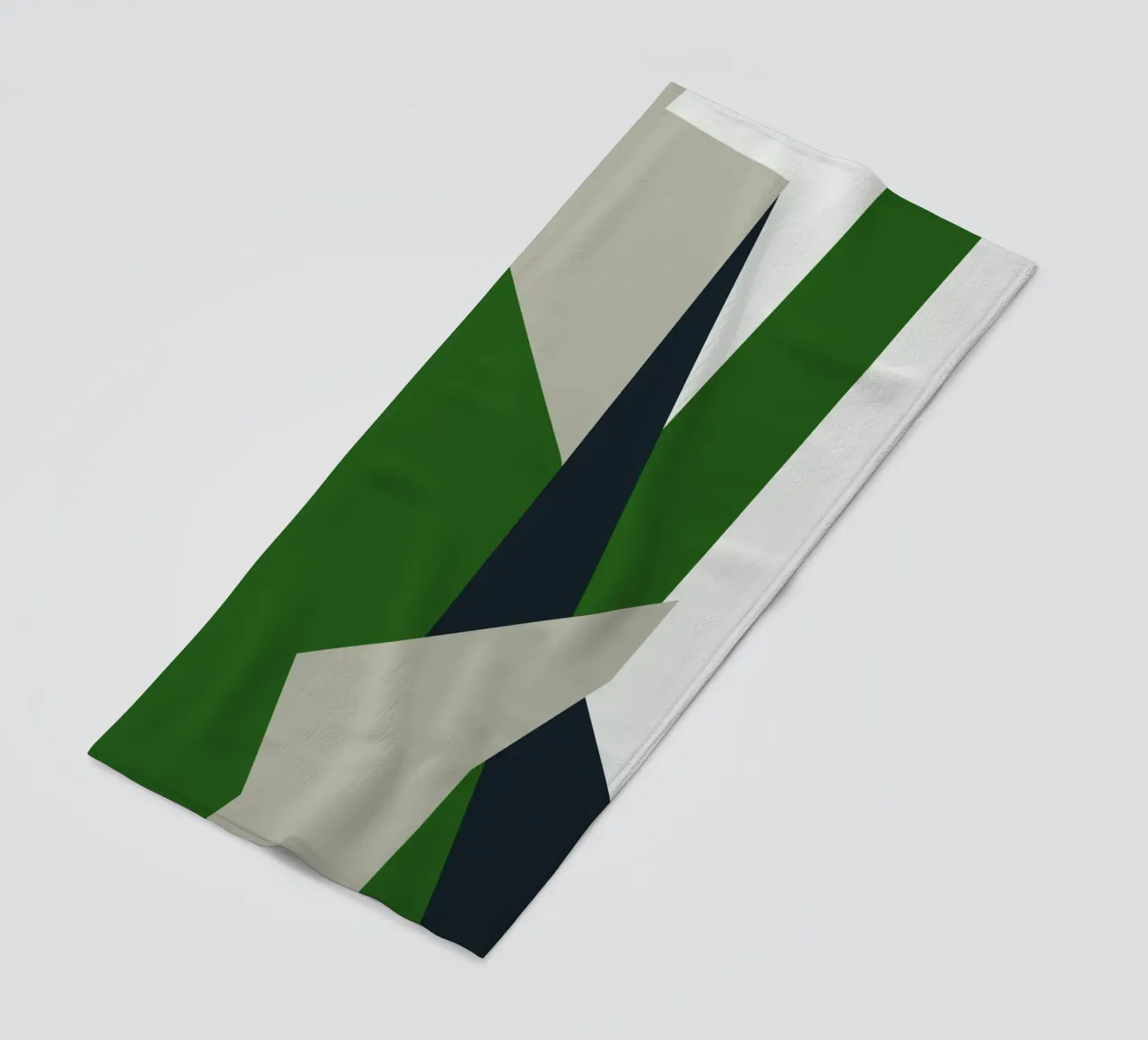 Geometrische abstracte compositie strandhanddoek van Life of Pie