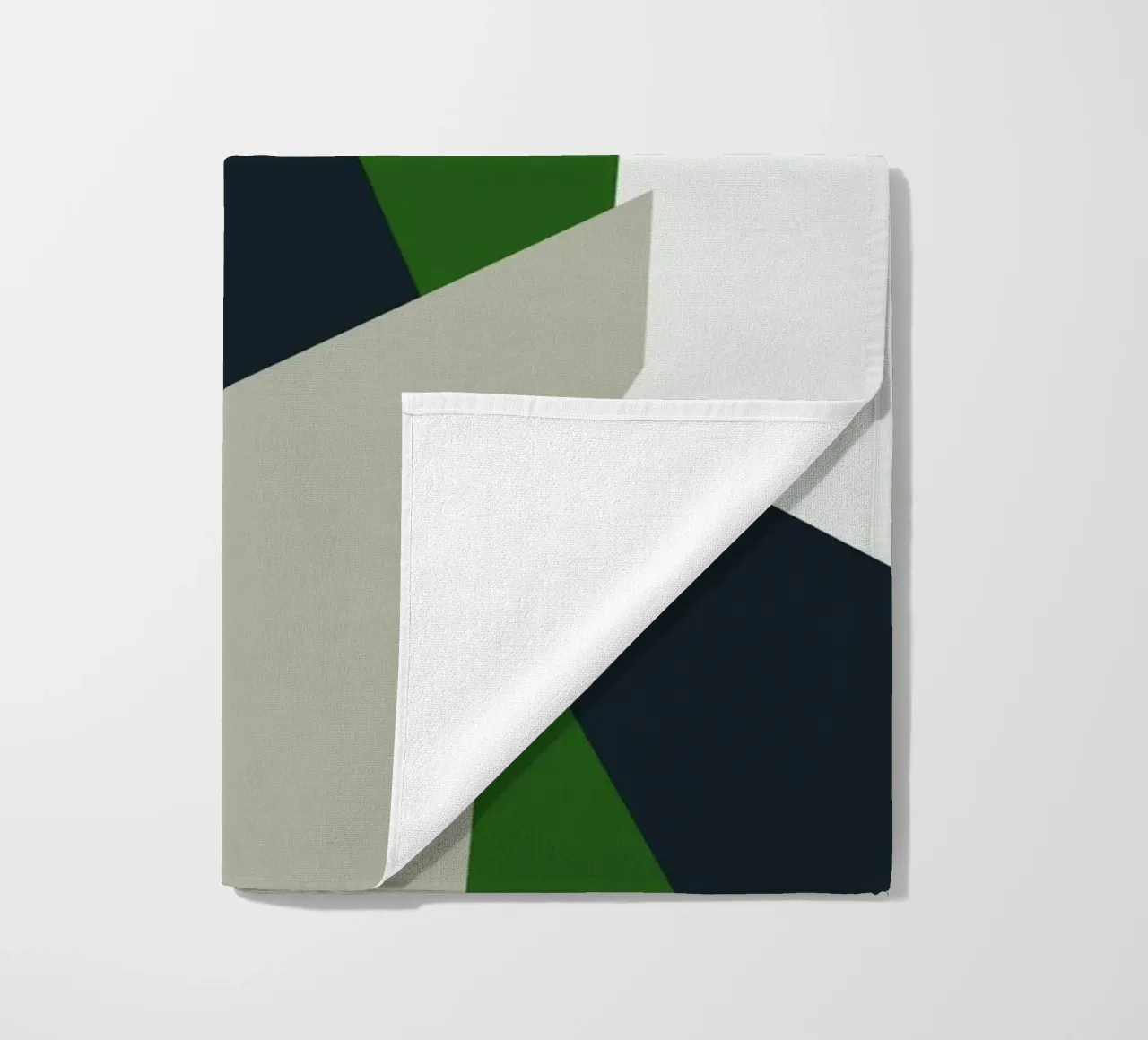 Geometrische abstracte compositie strandhanddoek van Life of Pie