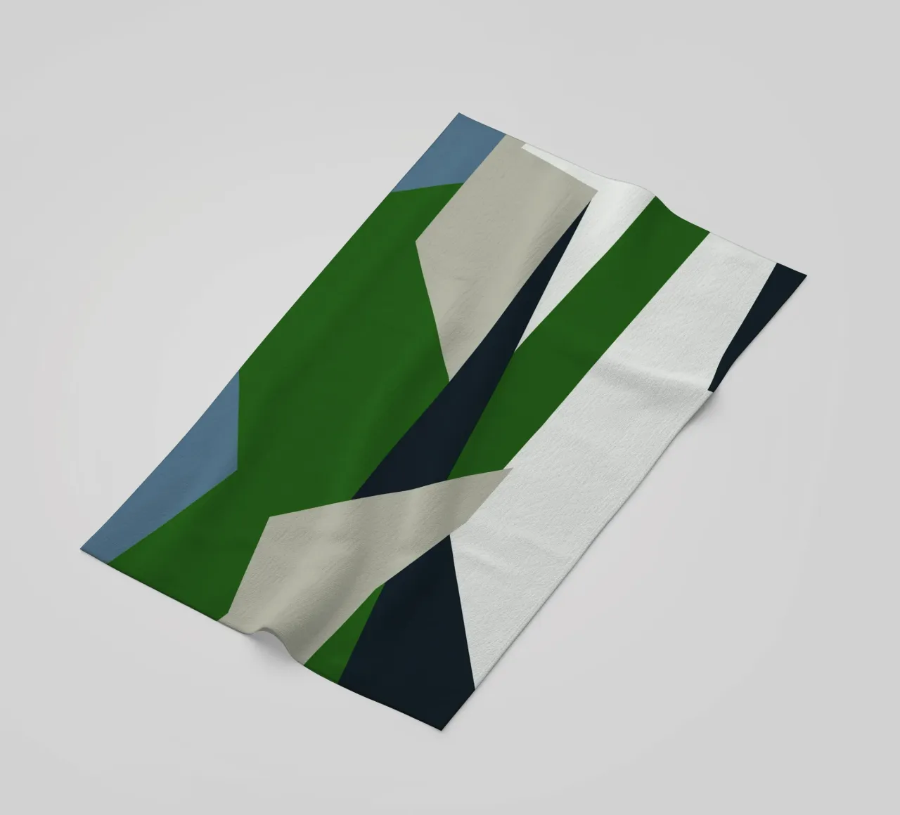 Geometrische abstracte compositie strandhanddoek van Life of Pie