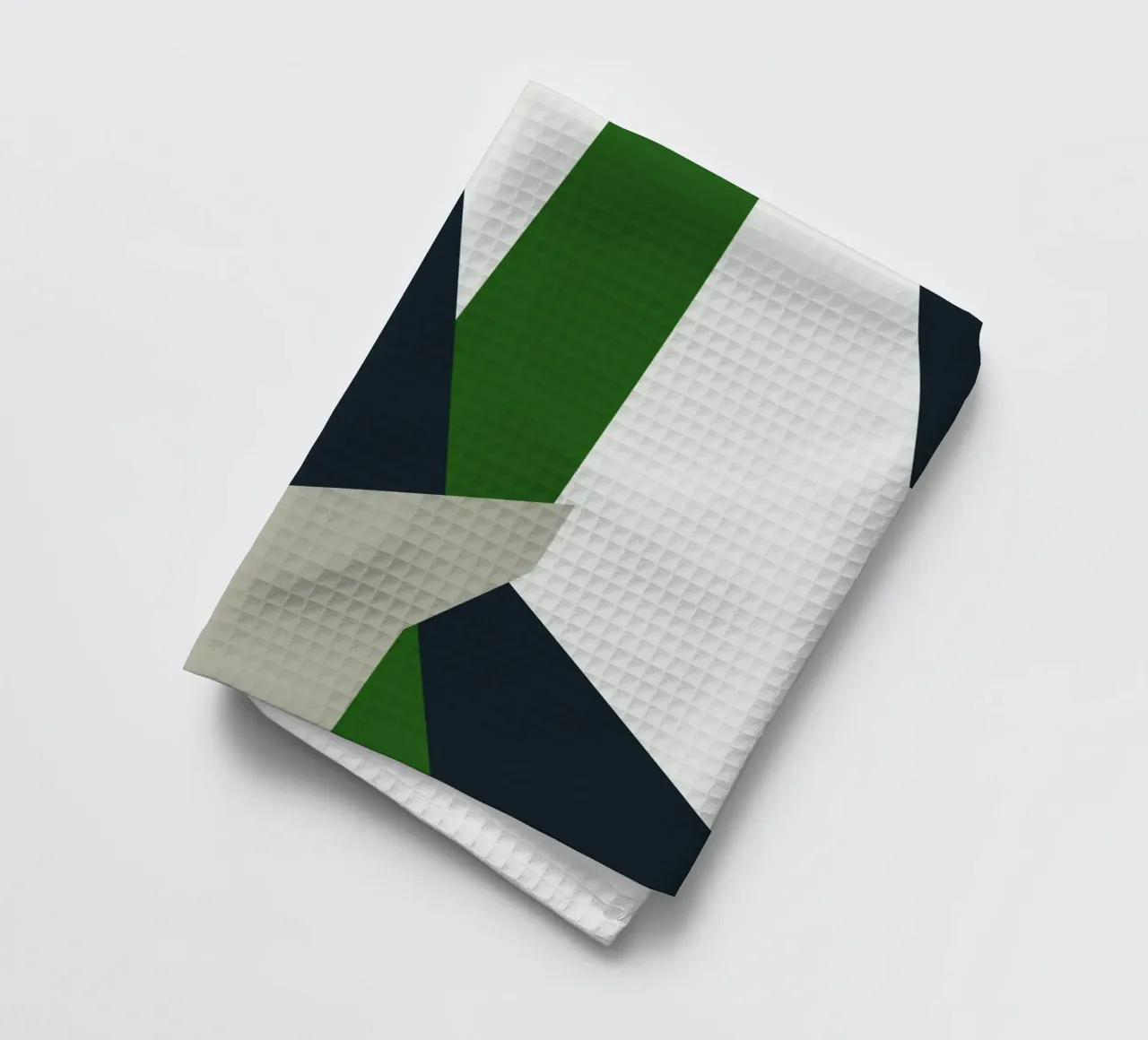 Geometrische abstracte compositie theedoek van Life of Pie