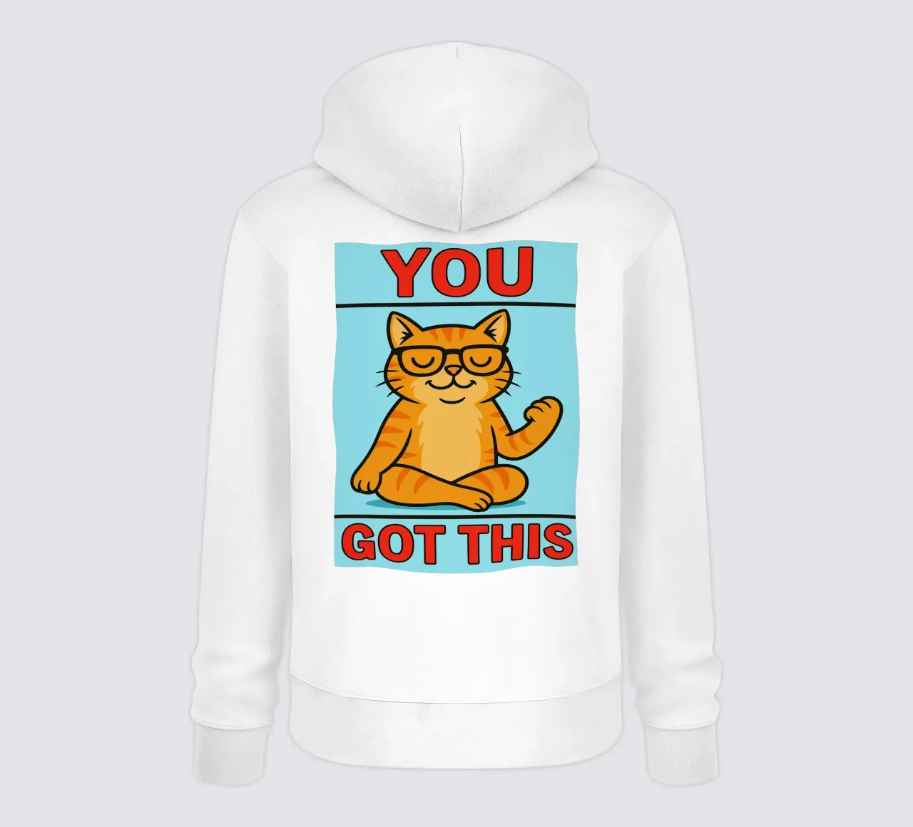 hai un gatto buffo felpa con cappuccio da Toolee