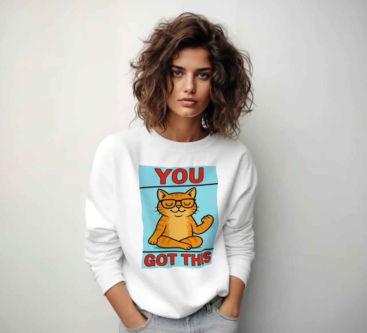 hai un gatto buffo felpa da Toolee