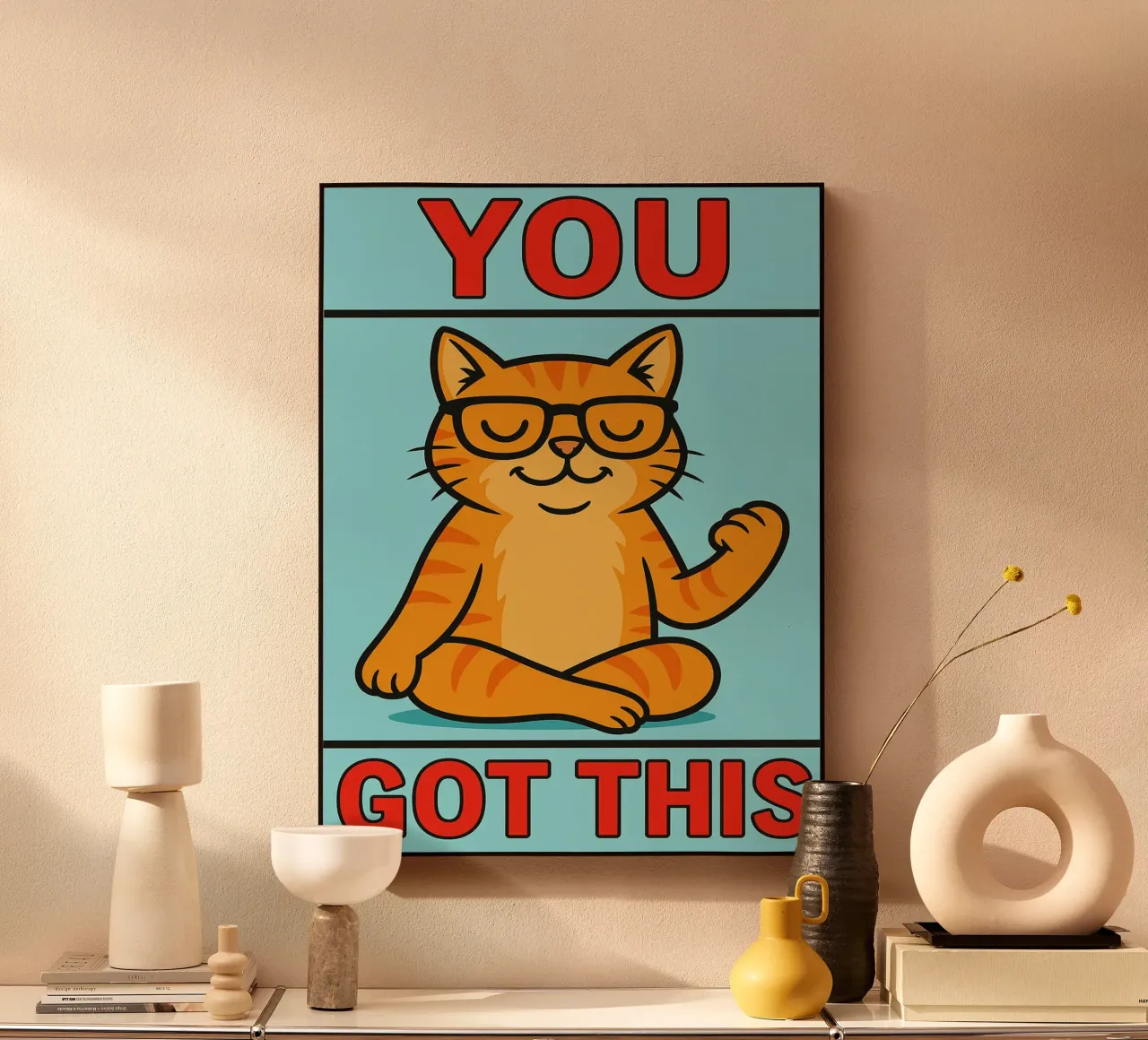 hai un gatto buffo alluminio dibond da Toolee