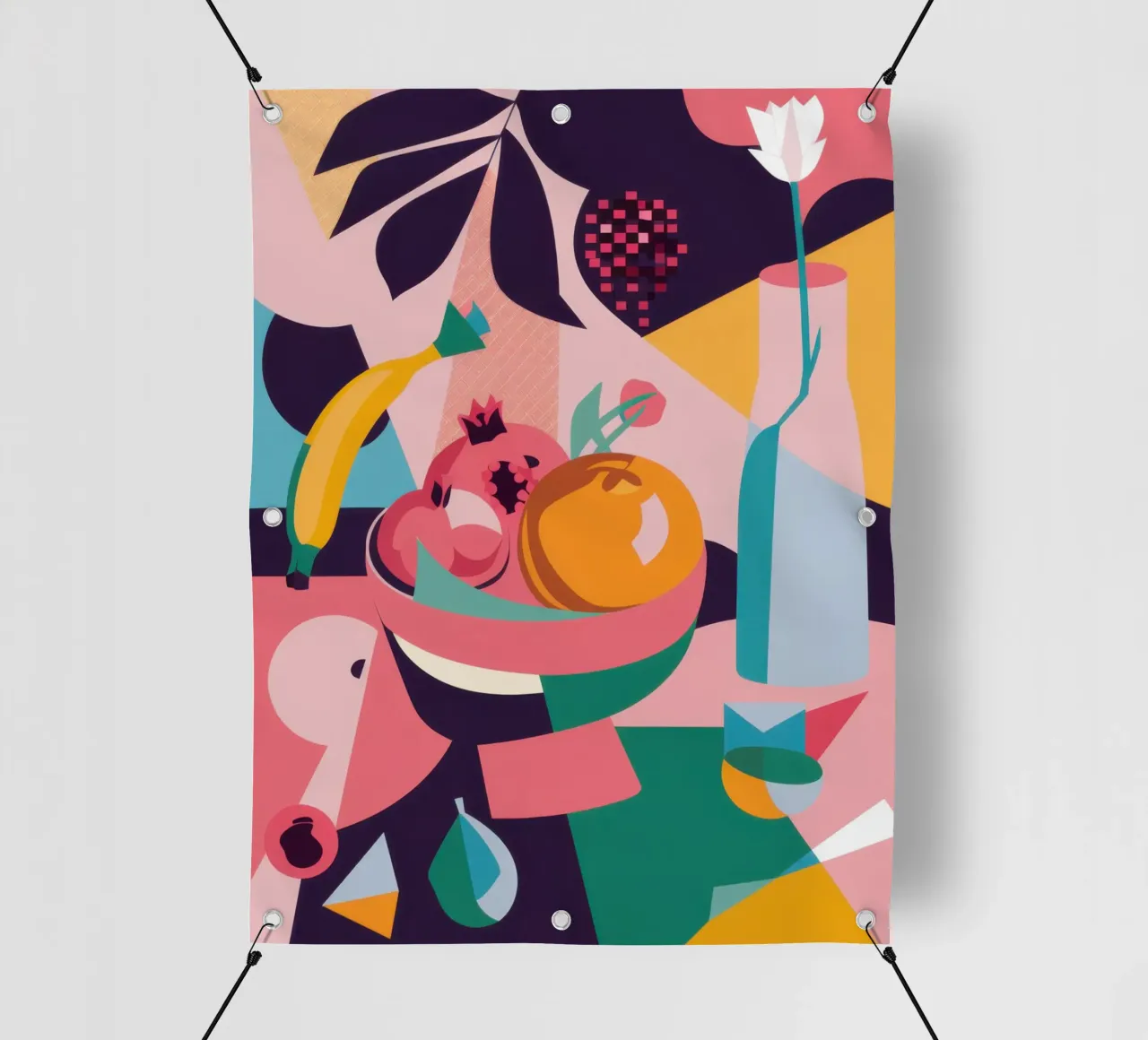 Forme astratte di frutta telo in pvc da Sun Riser